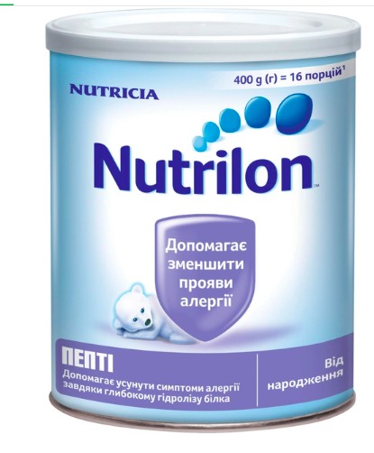 Нутрілон молочна суміш 400гр Пепті нов.